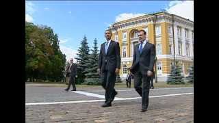 US President BARACK OBAMA'S 1st MOSCOW TRIP Highlights  [Archive]
