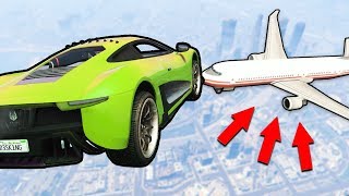 ПРОЛЕТЕЛ РЯДОМ С САМОЛЕТОМ! СУМАСШЕДШИЕ АВТОМАТИЧЕСКИЕ ГОНКИ В GTA 5 ONLINE (ГТА 5 ОНЛАЙН) — MYE