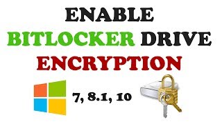 How to enable Bitlocker Drive Encryption in Windows PC