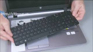 Hướng dẫn thay bàn phím HP ProBook 450 G3 keyboard replacement fix assembly guide