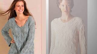 Красивые узоры  спицами " ЛИСТИКИ" со схемами. Вязание. Knitting Knitted Diy