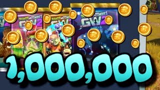 Plants vs. Zombies Garden Warfare 2 - 1 MILLION COINS PACK OPENING