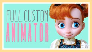 Repainting Disney Animator Anna Doll