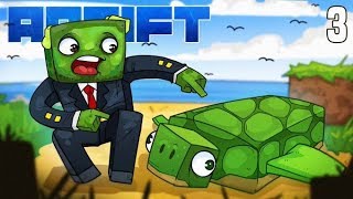 Minecraft: ADRIFT - WE MADE A FRIEND! (Ep.3)