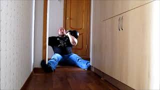 Жим гири 32 кг на 35 раз сидя - Ламонов Владимир. Жим гири 32 кг на 35 раз