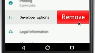 How to Disable / Remove Android  Developer Options │NO ROOT│DROID GEN