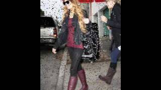 Celebrity Lindsay Lohan in pantyhose