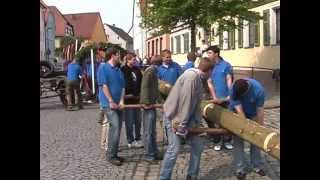 CHRIBA 0815 "Maibaum aufstellen in Markt Erlbach"