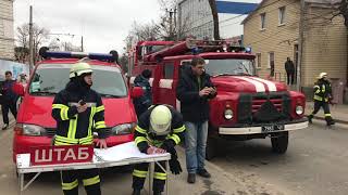 Масштабный пожар на Фонтане