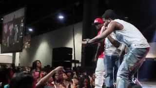 T-Pain at V-103 11th Annual Car and Bike show 2014 with Thickly Tat'd