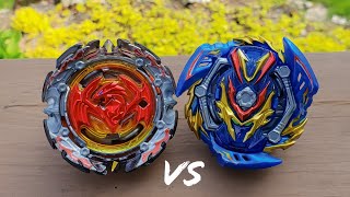 Slash Valkyrie VS Perfect Phoenix | Valt VS Phi | Beyblade Burst Gachi/GT Outdoor Battle
