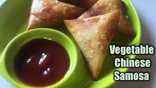 Vegetable chinese samosa by (FOOD MOMENTS WITH MASIRA)