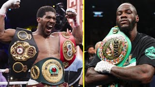 (WOW) ANTHONY JOSHUA BACKS OUT OF DEONTAY WILDER FIGHT NEXT, SAYS HE JUST FOCUSED ON HIS CAREER NOW