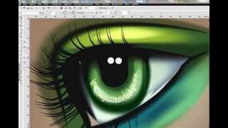 Рисуем макияж в CorelDRAW