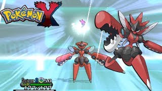 (1080p) Pokemon XY Wifi Battle #3 - Mega Scizor Sweep!