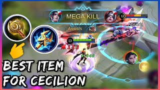 USE CECILION PASSIVE and TAKE ADVANTAGE - MOBILE LEGENDS BANG BANG