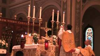 Solemn High Traditional Latin Mass at the Blessed Sacrament Cathedral (May 5, 2012)