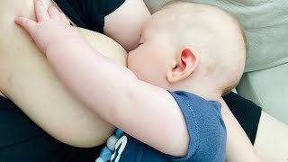Breastfeeding 14 Week Baby Jasper