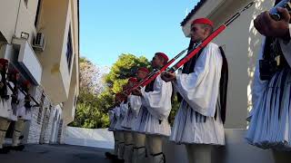 Η Προεδρική Φρουρά σε παράταξη.