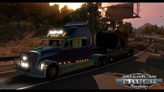 American Truck Simulator/ Развиваемся в онлайне , дальнобой по Америке.Игра с голосом
