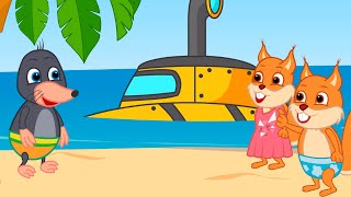 Famille d'Écureuil - Sous-Marin Vidéos Animé 2021 en Français 13+