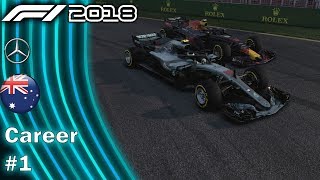 F1 2018 Career Mode Part 1 - Australia (A Great Recovery)