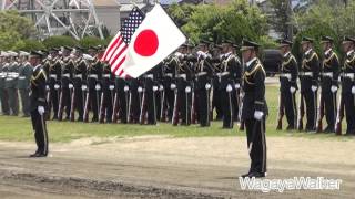 JGSDF　陸上自衛隊第302保安警務中隊 特別儀仗隊　訓練展示