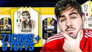7 ICONS E 6 TOTY E A BUSCA PELO 194 ACONTECEU!!! FUT DRAFT 194!