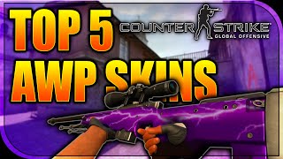 CSGO - TOP 5 AWP SKINS! (CSGO TOP 5 Best AWP Skins - CS GO Best AWP Skins)