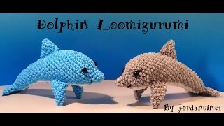Dolphin Part 1 Loomigurumi Amigurumi Rainbow Loom Band Crochet Hook Only Лумигуруми
