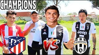 RETO!!! Champions League  JUVENTUS vs ATLETICO DE MADRID  (con castigo )