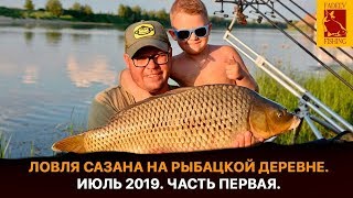 Ловля Сазана на Рыбацкой деревне. Июль 2019. Часть первая.