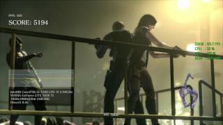 GeForce GTX 1050 ti -- Intel Core i3-7100 -- Resident Evil 6 Benchmark