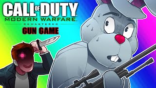 COD4 Remastered: Gun Game Funny Moments - Ultimate 1v1 Duel with Ohmwrecker!