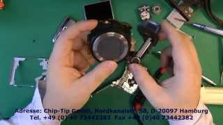 2A26 Canon PowerShot SX200 is, ‪so baut man ein neues Objektiv (Lens) ein (camera repair)‬