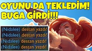 DESTANLAR YAZARAK OYUNU DA TEKLEDİK GALİBA!! TEK ATAN FULL AP NIDALEE JUNGLE!! | KFCEatbox