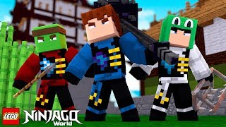TEAMING UP WITH THE BAD GUY LORD GARMADON - Minecraft LEGO NINJAGO