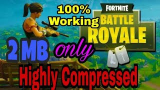 FORTNITE | highly compressed download for pc/laptop