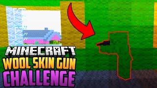GEWEREN MOD WOOL 1 VS 1 CHALLENGE - Minecraft Mod Challenge