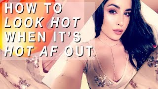 SWEATPROOF MAKEUP for SUMMER | NAKED HEAT Eyeshadow Palette by Urban Decay