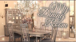 Dining Room Tour & Transformation - Beauty and the Beast Inspired - Renter-Friendly