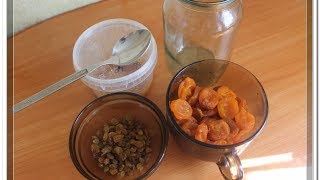 Настойка на кураге и изюме