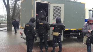 Задержание в Минске. Академия наук