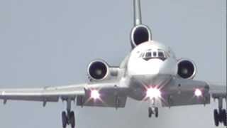 Якутия Tupolev Ту-154М landing ATC посадка Внуково ветер сдвиг UUWW