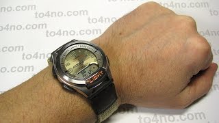 Casio AQ 180WB 30 page data bank Watch