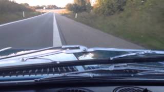 Fiat Dino coupé 2400 take off to the high way, sound, speed