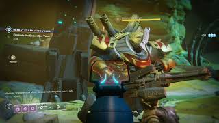 Destiny 2 Get Use Valakadyn Weapon from Asher with Man O War Weapon