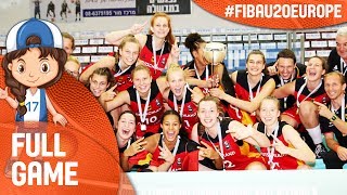 Slovak Republic v Germany - Full Game - Final - FIBA U20 Women's European Championship 2017 - DIV B