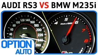 ★ 0-200 km/h • New Audi RS3 vs BMW M235i (Option Auto)