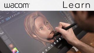 Live 3D Art Designing with a Wacom Cintiq and ZBrush